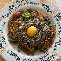 春菊とたまごの濃厚甘口焼きそば