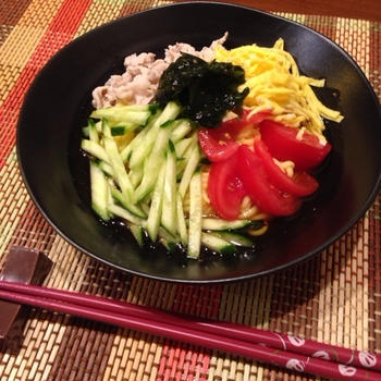 20150717★晩ご飯 冷やし中華