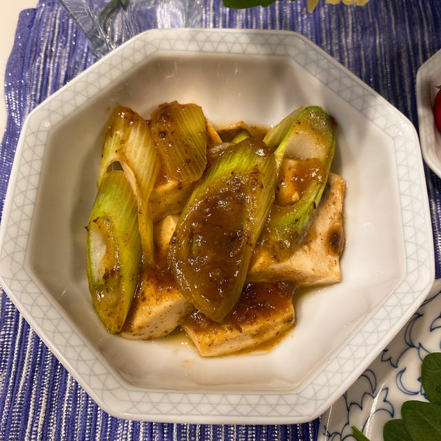 キッコーマン　おそうざいの素　すき焼き肉豆腐　　を使って簡単ごはん