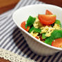モロッコインゲンと卵とミニトマトのじんわり生姜サラダ