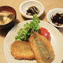 鯵と鰯フライのお献立
