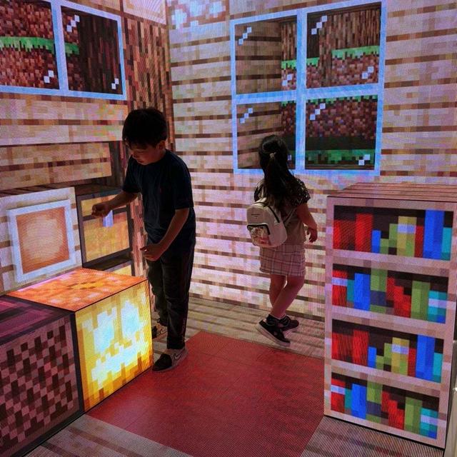 マイクラの世界を体験できて子供達大喜び！