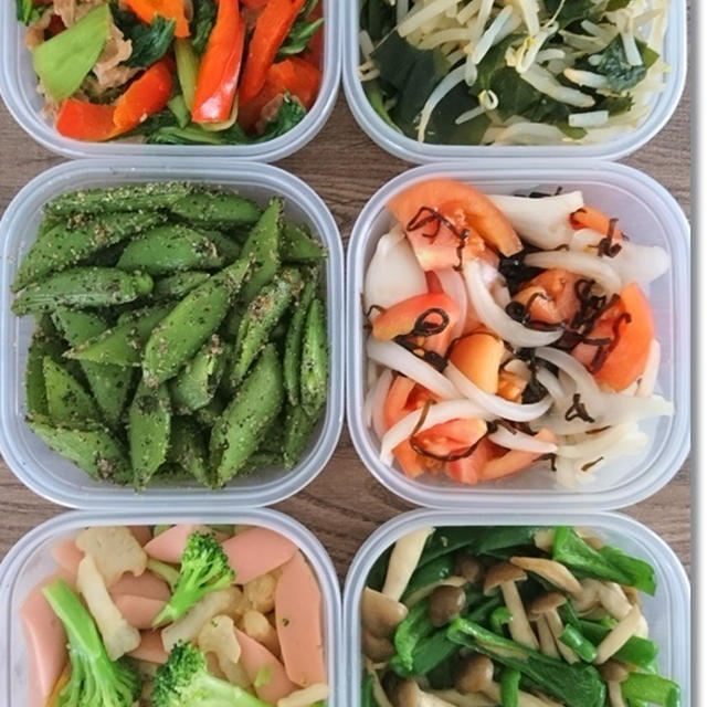 今週の常備菜☆姫の離乳食はパプリカでスタート！と王子はハシゴをマスター♪