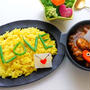 言葉では言いたくないメッセージカレー