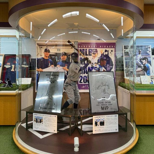 大谷選手がいっぱいの新花巻駅 娘が急遽お泊まりに！