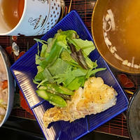薫パン粉チーズまぶし焼き☆3.5日曜日の夜ごはん。
