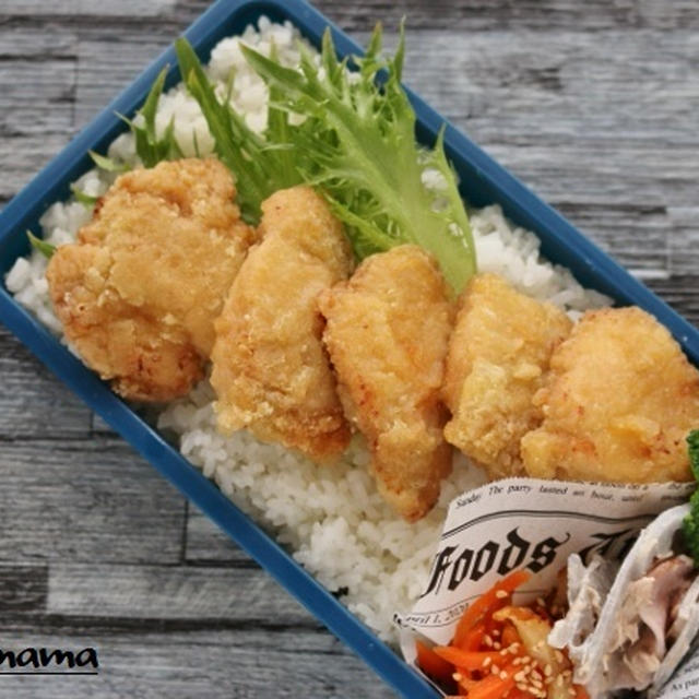 男子高校生弁当　焼き唐揚げ弁当/プルコギ弁当