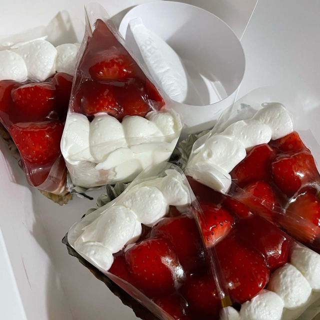 ケーキで釣る