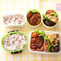 オットとワタシ用お弁当『冷凍おかず解凍。豚のシチュー』