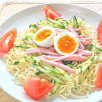 お鍋ひとつで簡単〜夏ランチ！レモンペパーで爽やかアレンジ冷やし中華。