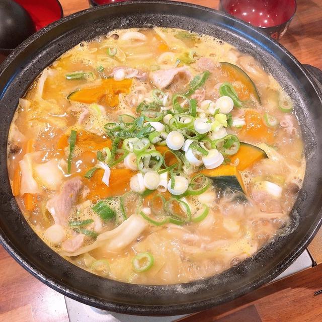 ランチはほうとう風うどんです！！