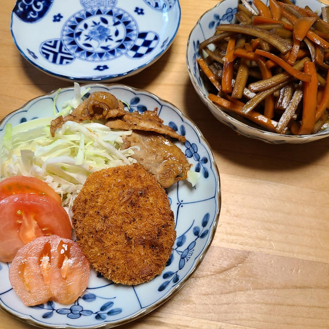旦那さんの作ってくれた晩御飯♪︎