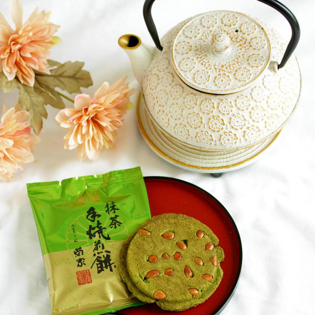 * 大分のお土産と言えば『豊後 抹茶手焼煎餅』♡