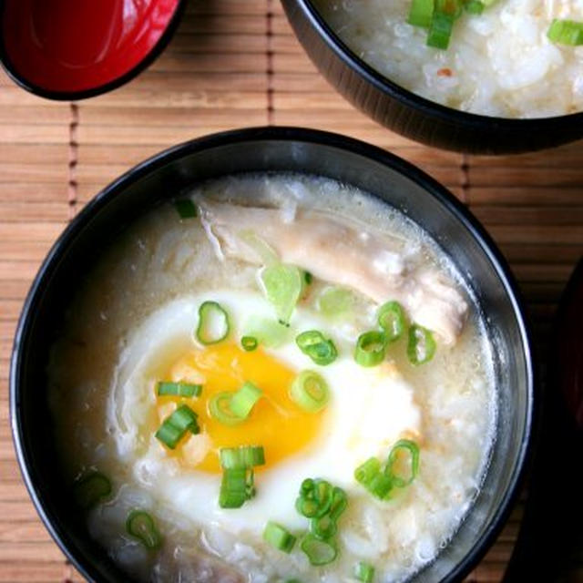 Leftover Turkey Zo-sui (Japanese Risotto)七面鳥の残りでピリ辛雑炊