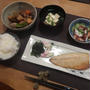 塩鯖＆筑前煮の晩ご飯　と　ダイヤモンドリリーの花♪