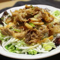 19/01/21　カレー風味の豚キムチサラダ仕立て