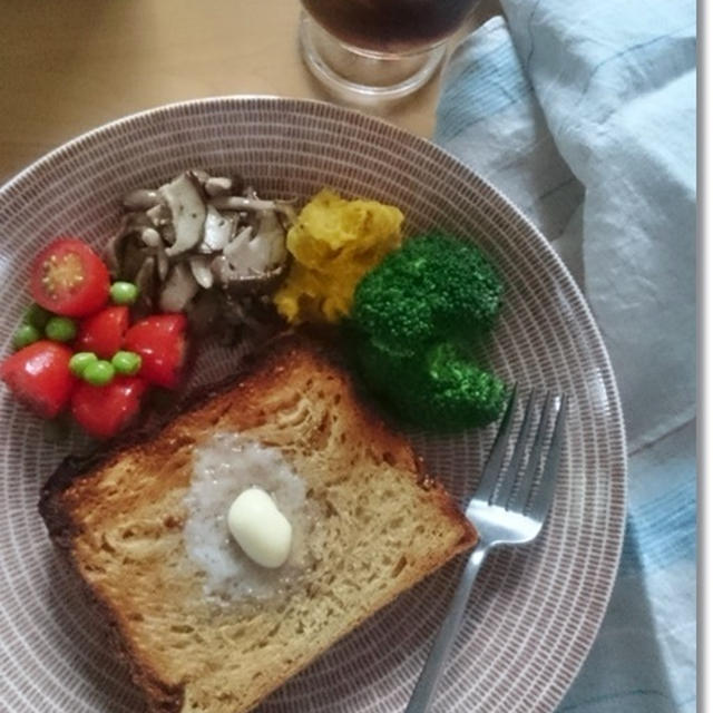また失敗したけど超絶旨い無花果食パンのバタートーストと保育園での事故