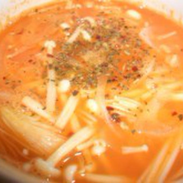 レシピブログ　伊藤園　野菜飲料を使った簡単ヘルシーレシピ④　充実野菜で野菜スープ
