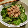 納豆とひじきの塩麹そば