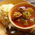 冬瓜と鶏肉のカレー＆とうもろこしご飯