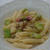 そら豆とゆず胡椒のクリームパスタ