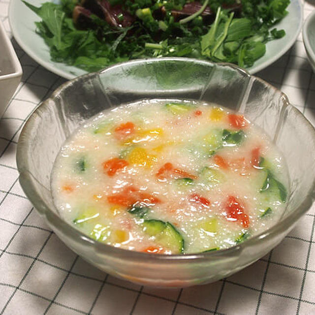 長芋の冷製スープ〈ヤマキだし部〉