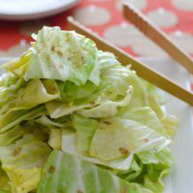 おつまみおかかキャベツ。（材料２つ）　と料理教室のおしらせ。