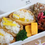 電子レンジで作る簡単いなり寿司の弁当