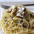 木の子と大葉のにんにくパスタ