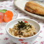 高野舞茸の味噌漬けだれ炊き込みご飯、の晩ご飯。本日正午！動画スタート♪