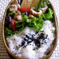 【レシピ】コロコロ色どり野菜と鶏胸肉のお弁当