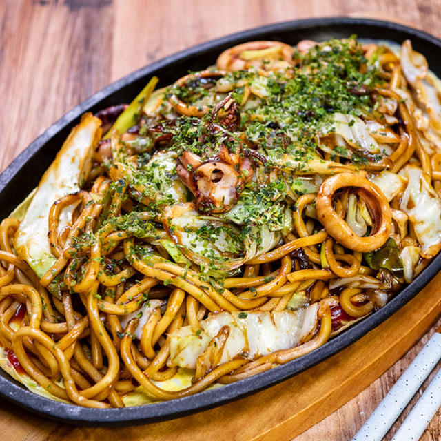 イカの香りが美味しい「鉄板いかオムそば」&「とうもろこしの美味しい食べ方」