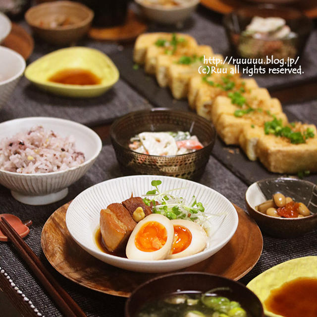【献立】豚と牛の角煮。～よくよく考えたらうちの旦那は最低なんじゃないかと思った件～