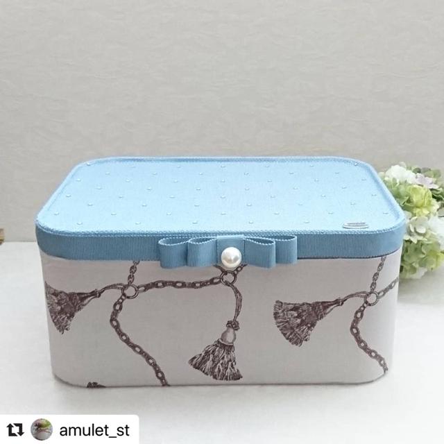 カフェミナージュ︎にパールにタッセル柄に.｡.:*♡大阪府amulet_st先生のレッ...