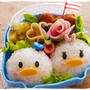 ＊ツムツムnoドナルド＆デイジーおにぎり☆キャラ弁＊
