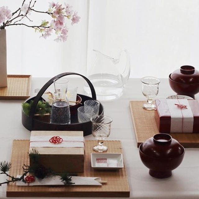 学びの記録 桜花の「ハレの日のテーブル」　＆　水引き「亀結び」
