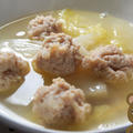 簡単！白菜と鶏団子のスープの巻
