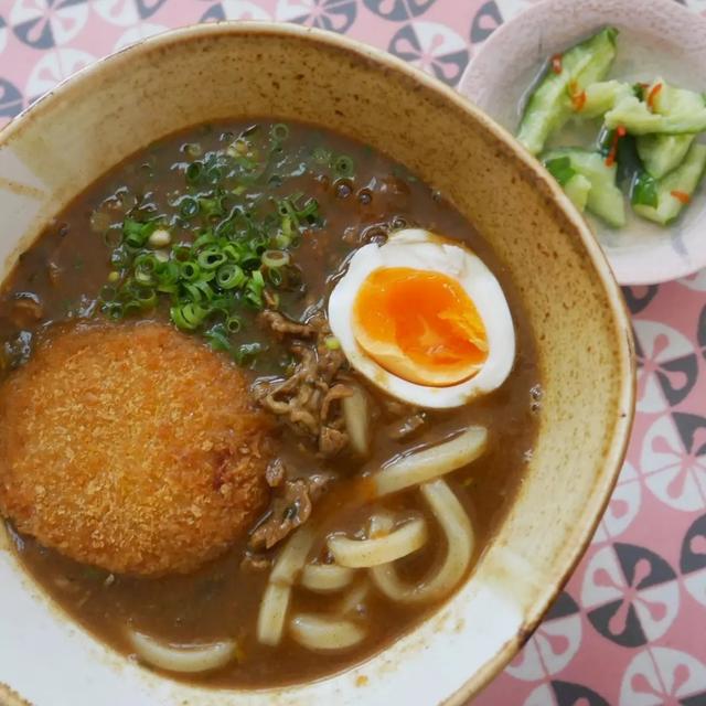コロッケカレーうどん