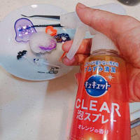 #キュキュット泡スプレー  細かいものが簡単に綺麗に落ちる