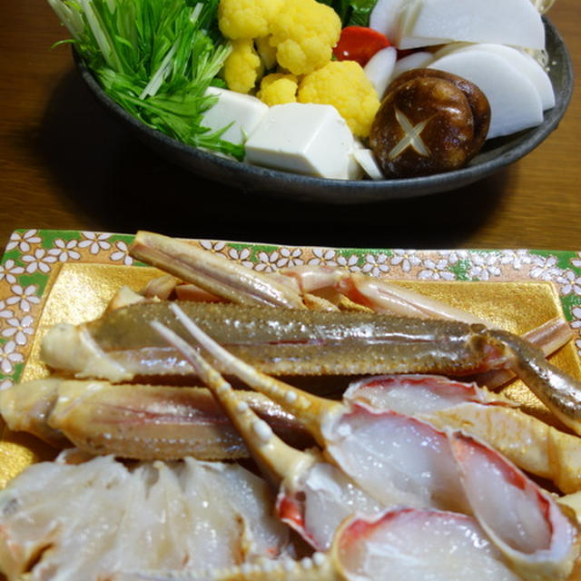 ぜいたく三昧　蟹すき