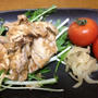 豚もも肉の王林のブランデー漬けマリネ焼き　豚肉を洗うのがポイント