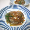 豆腐ハンバーグを野菜餡掛けで