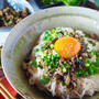 黄身がとろりん！ニラ玉肉味噌混ぜそうめん【ニラ玉肉味噌作り置き】