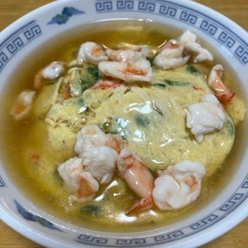 最近じゃ一番の出来の天津飯