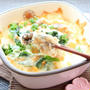 糖質オフ☆牡蠣と菜の花の豆腐グラタン～柚子こしょう版♪～