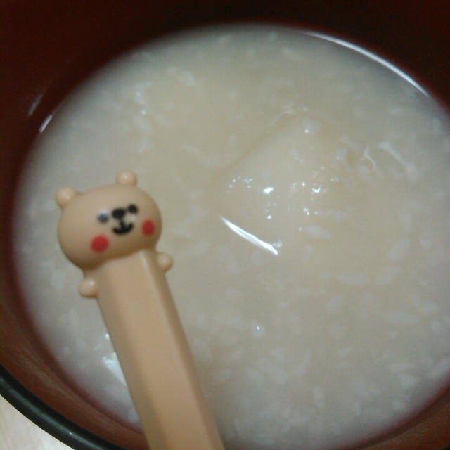 いただきます～餅入り甘酒