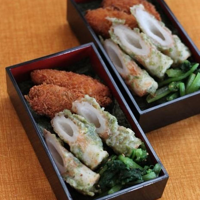のり弁　☆　麻婆豆腐茄子♪