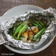 フライパンで簡単！牡蠣とエリンギのホイル焼き♡【#簡単レシピ#牡蠣】