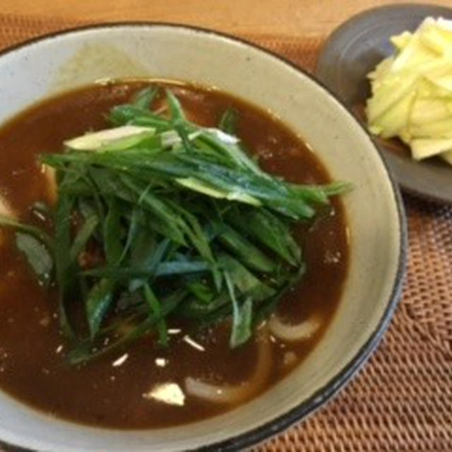 すじ入りカレーうどん
