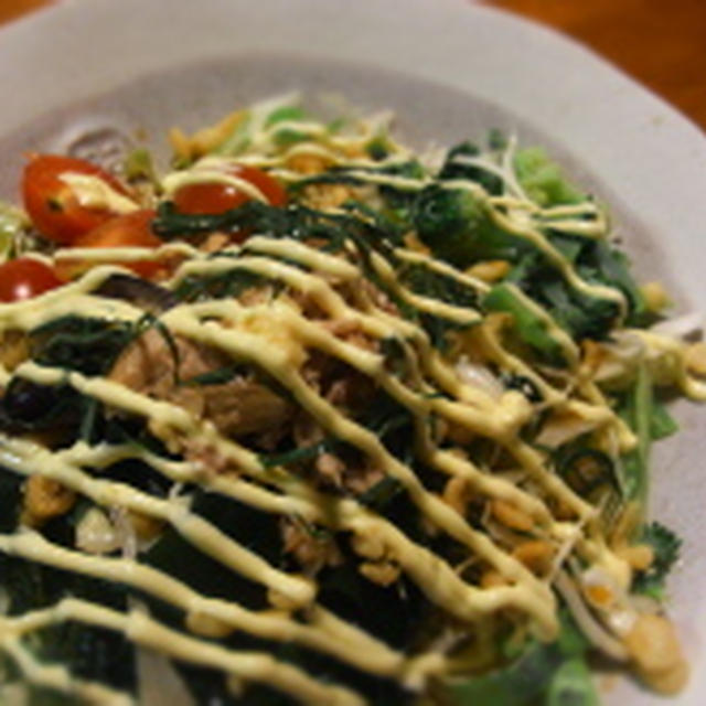お野菜たっぷり。サラダうどん。